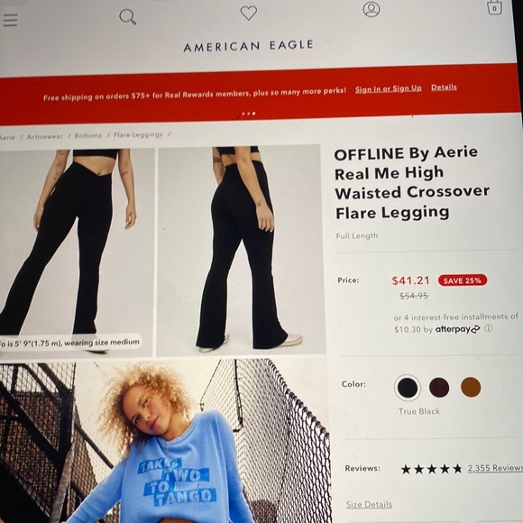 aerie Pants & Jumpsuits Offline By Aerie Highwaisted Flare Leggings